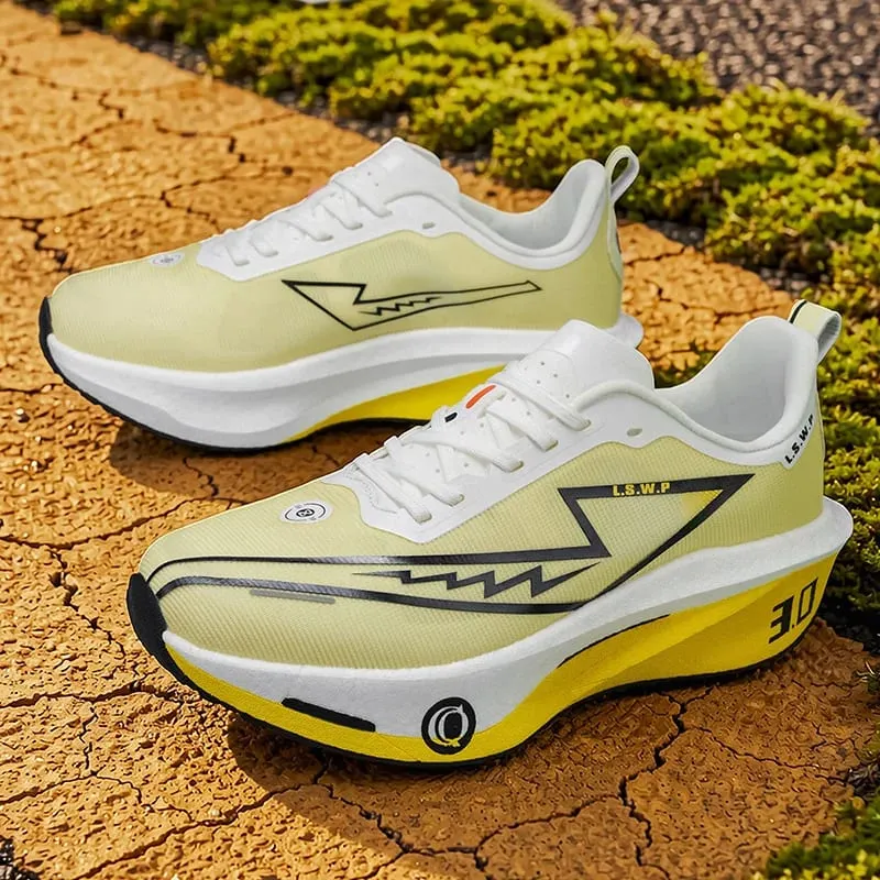 Men's Casual Sports Shoes Soft-Soled Road Running Shoes Lightweight Breathable Non-Slip Wear-Resistant Trendy and Versatile Daily Jogging Sneakers