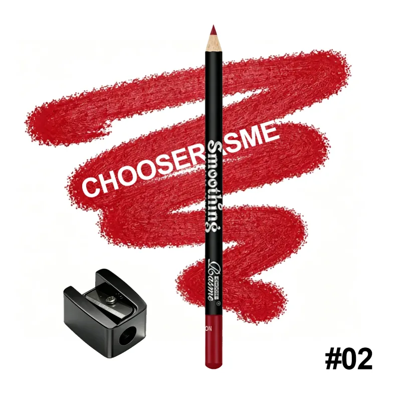 Smoothing Lip Liner Pencil Waterproof Matte Lip Contour Lipstick Long Lasting Makeup Comes With Free Pencil Sharpener