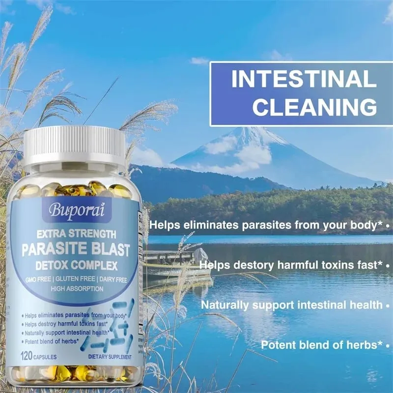Parasite Blast Detox Complex - Understøtter tarmsundhed Eliminerer parasitter Fremmer metabolisme og forbedrer immunitet