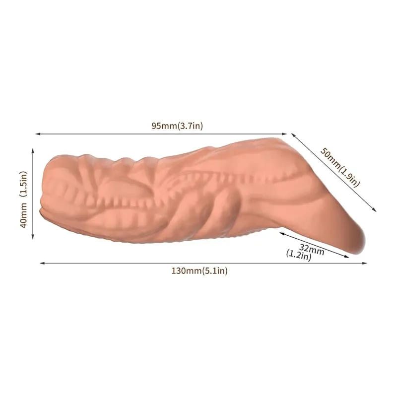 Silicone Penis Cock Rings Reusable Men Penis Sleeve Delay Ejaculation Penis Magnify Condoms Dick Sleeve Enlargement Sex Toys 18+