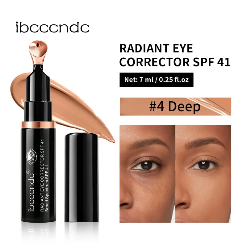 SPF 41 Eye Corrector Concealer Hydrating Suncreen Concealer Under Eye Color Corrector Dark Circles Eye Cream Woman Makeup