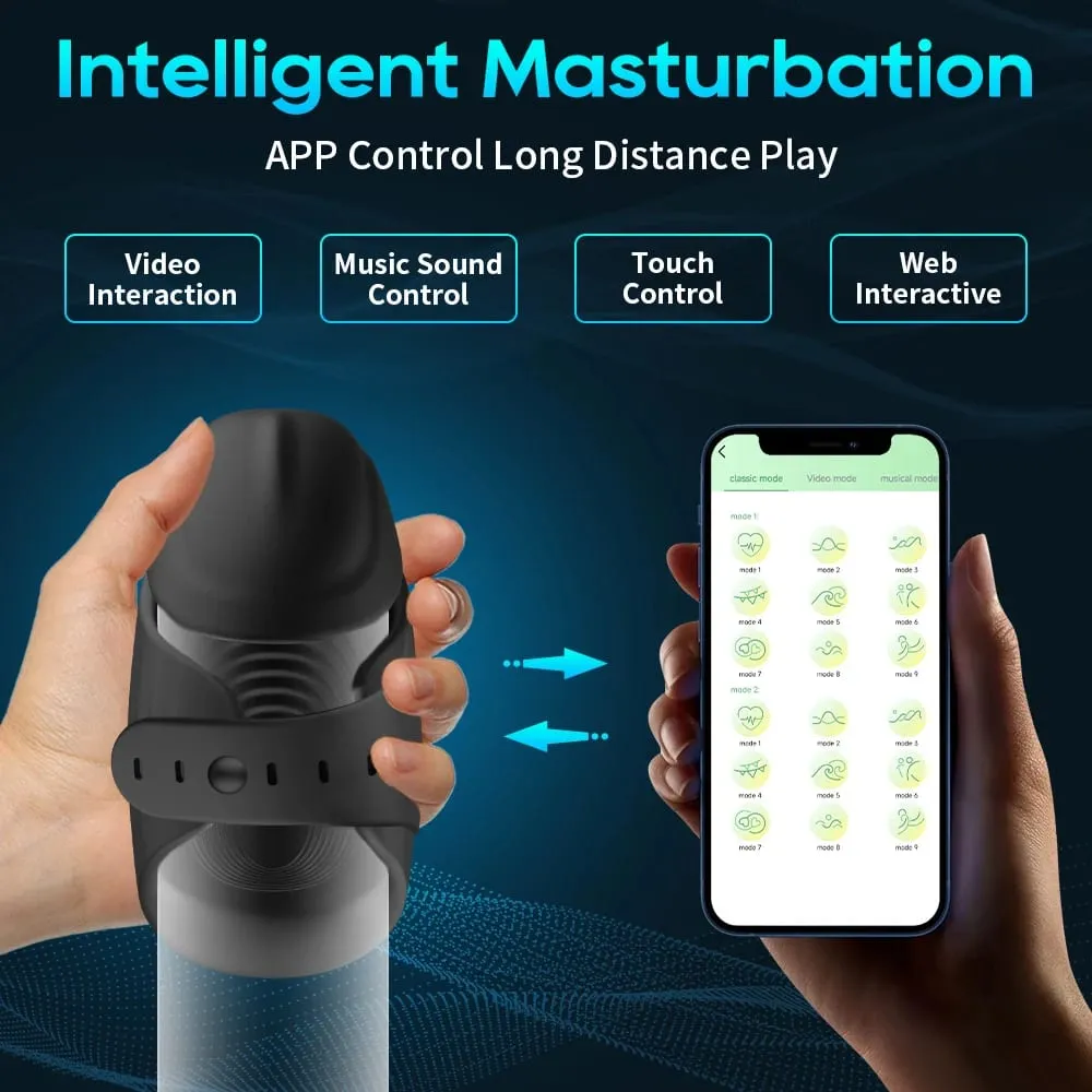 Bluetooth Penis Vibrator for Men Penis Delay Trainer Sex Machine Glans Massager Male Masturbator Sex Toys for Men Adult Goods — image 2