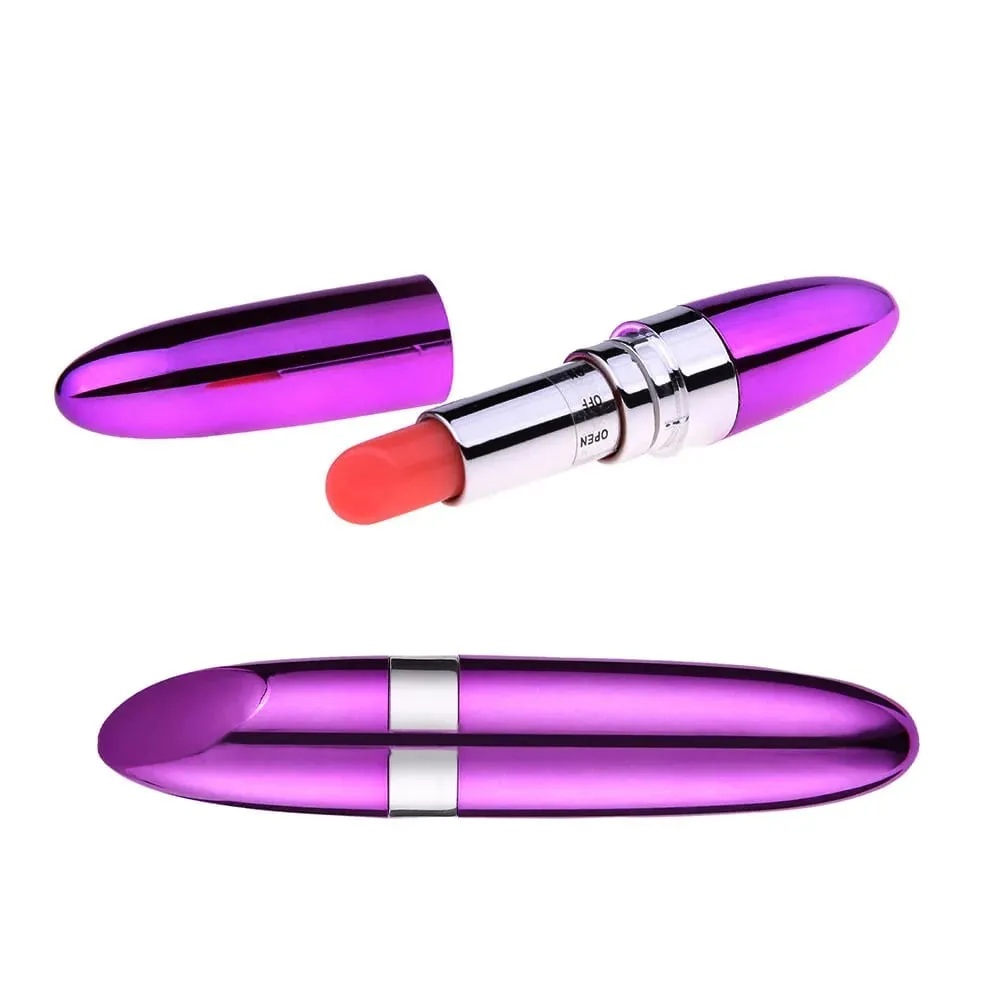 Penggetar Lipstik Mini Kuat G-spot Stimulasi Klitoris Mainan Seks Bergetar Bijaksana Masturbasi Peluru Dewasa
