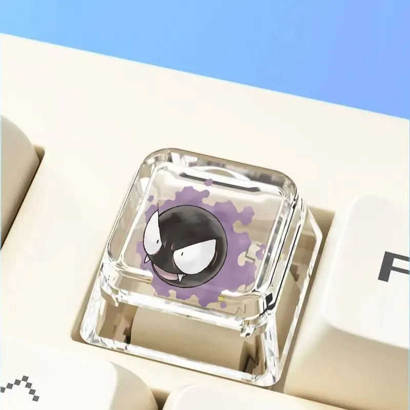 Cross mechanical keyboard personalized anime keycap single Charmeleon Blastoise Eevee transparent cartoon keycap — image 23
