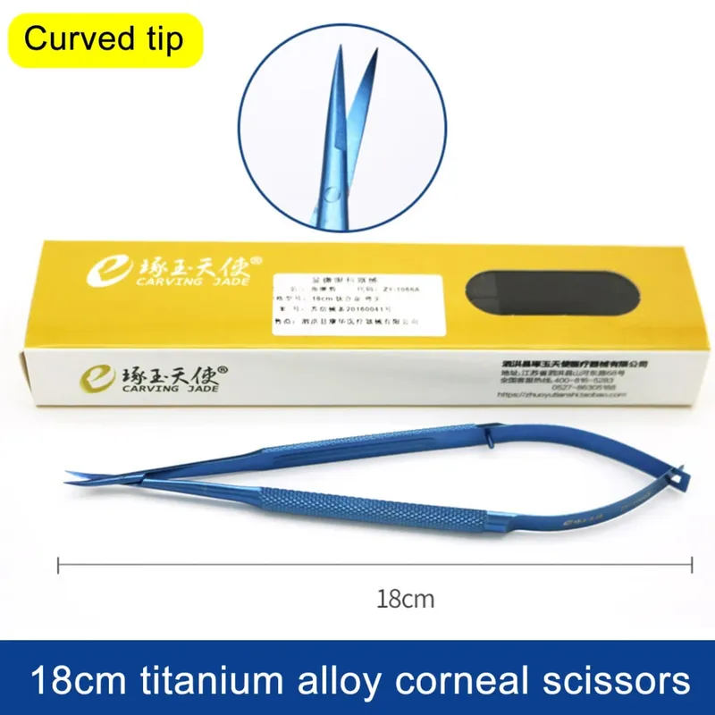 Ophthalmic surgery corneal scissors cosmetic surgical tools surgical medical micro scissors — image 8