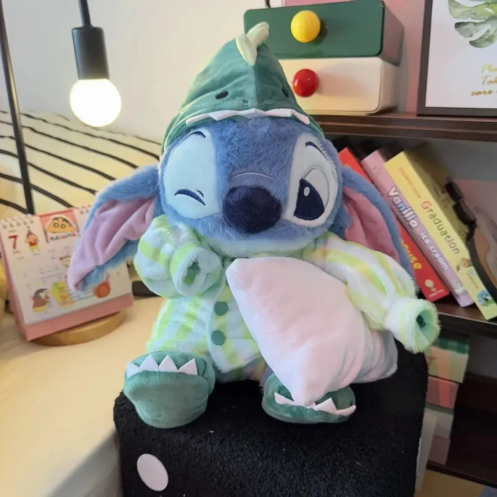 Boneka Mewah Kartun Stitch       , Sofa Kamar Tidur Bantal Lempar Hadiah Ulang Tahun Mainan Mewah Boneka Mainan Dekorasi Rumah Dekorasi Pesta