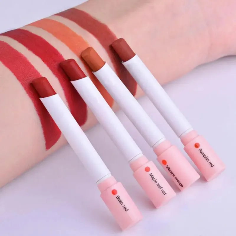 Matte Velvet Lipstick Set Waterproof Long-Lasting Non-Stick Cup Lip Gloss Cosmetics for Women 4 pcs Convenient to Carry — image 2