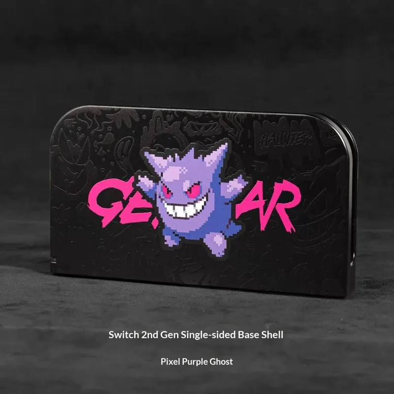Anime Pokemon Gengar Holder Case For Nitendo Switch 2 Cartoon Removable Handle Holder Protective Cover Grip Cap Game Accessories — image 9
