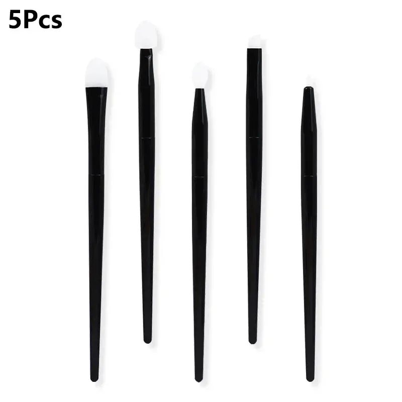 1/5Pcs Silicone Eyeshadow Brushes Soft Lip Balm Eyeliner Applicator Concealer Eyebrow Brushes Portable Facial Makeup Beauty Tool — image 8