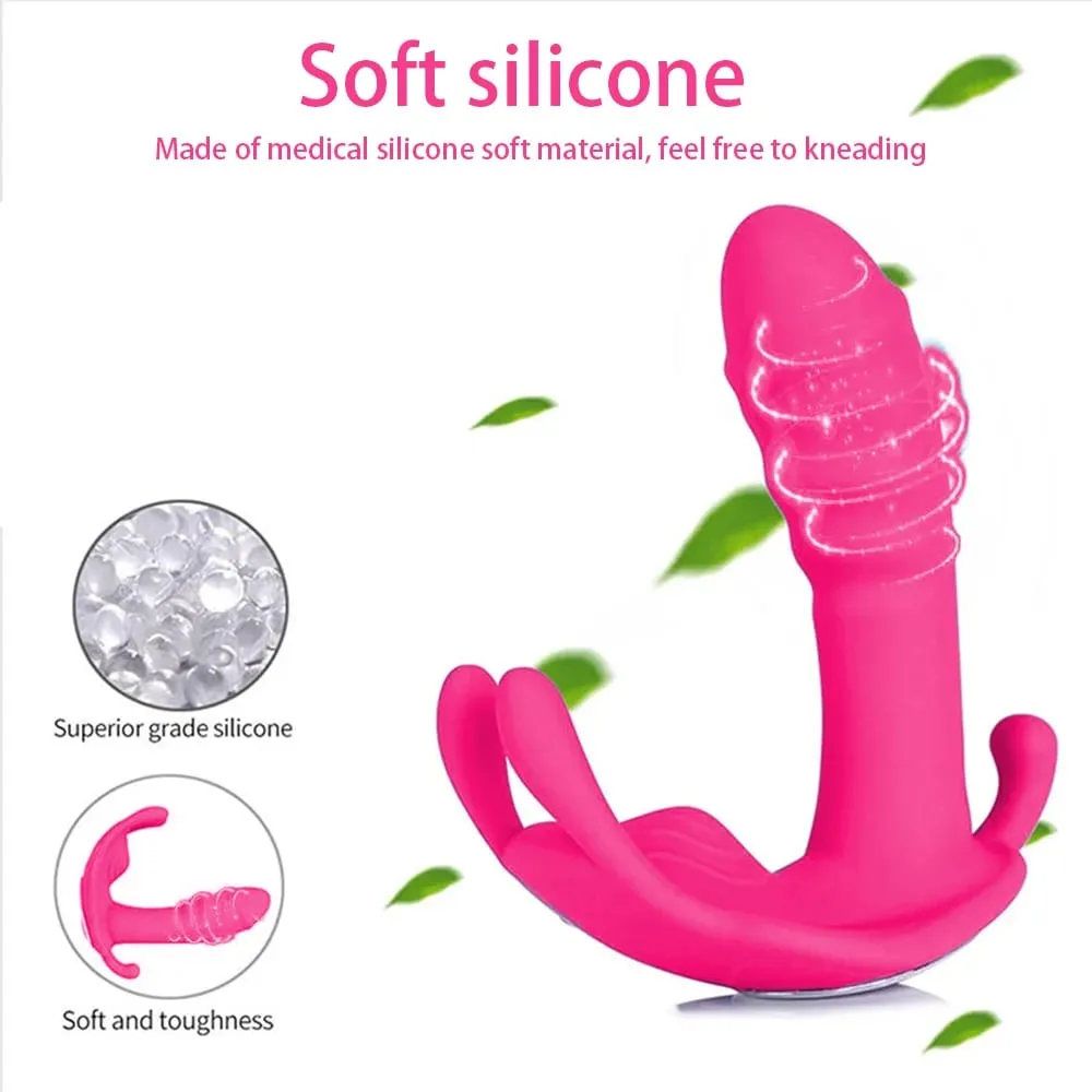 Remote Wearable Dildo Vibrator for Women Clitoris Stimulator G-Spot Massager Female Anal Butt Plug Vibrating Adult Sex Toys 18+