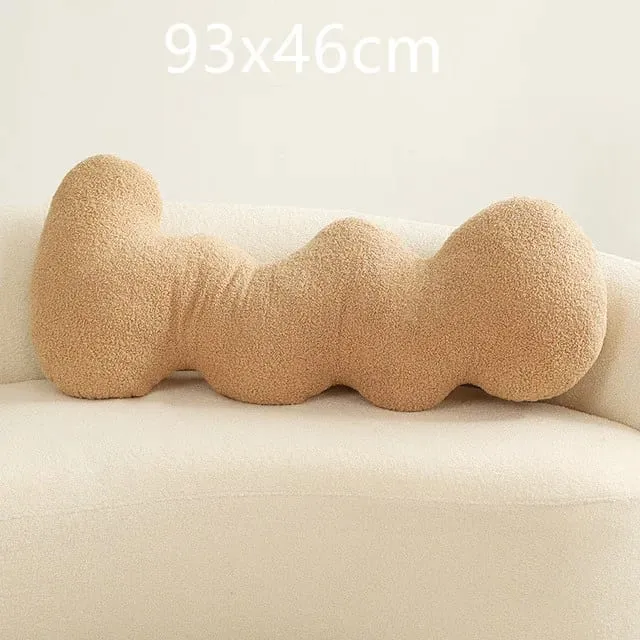 New Nordic Ball Solid Color Cushion Stuffed Flower Plush Pillow for Sofa Waist Office Cushion Kid Toy Gifts Home Decoration