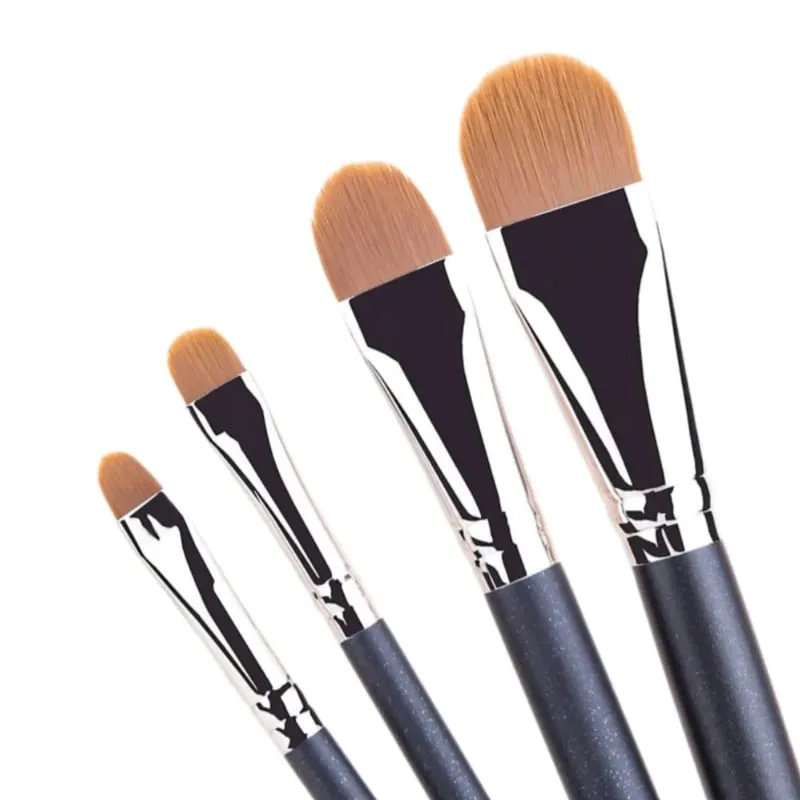 Ultra-thin Foundation Concealer Brushes 4-type Sizes Professional Liquid Foundation Cream Soft Hair Makeup Brush Make Up Tools — image 6