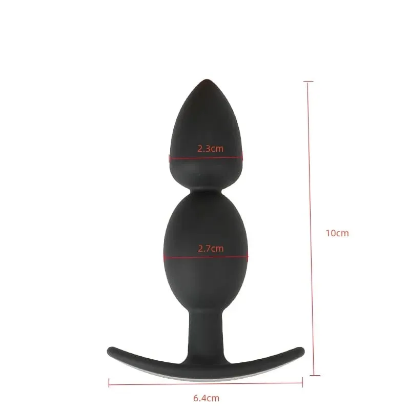 Silicone Wearable Anal Plug Anal Beads Dildo Butt Plug Prostate Massager For Beginners Experienced Adults Sex Toys Anal Dilator
