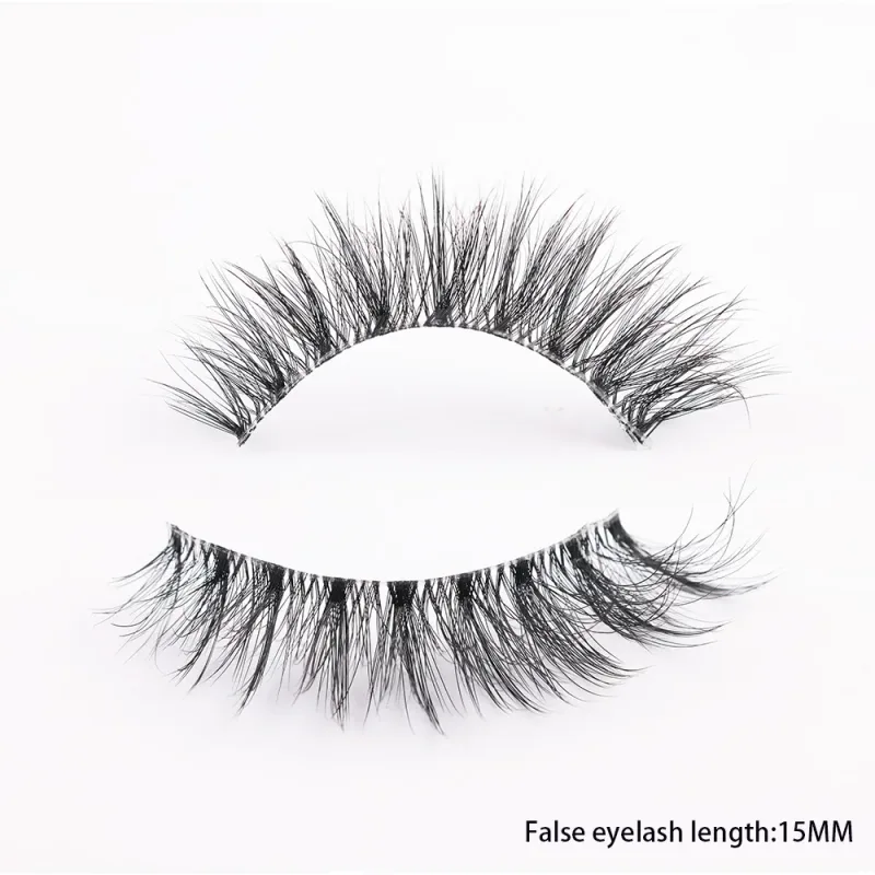 3D Mink Lashes Transparent Band False Eyelashes Natural Fake Eyelash Anime Winged Clear Band Lashes Manga Lashes Makeup