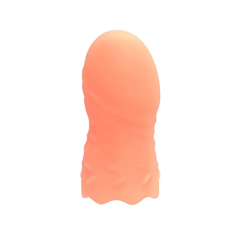 Κάλυμμα ανδρικού πέους σιλικόνης Realistic Dildo Cock Pump Phallus Extender Enlargement Dick Growing Ejaculate Orgasm Sex Toys for Man