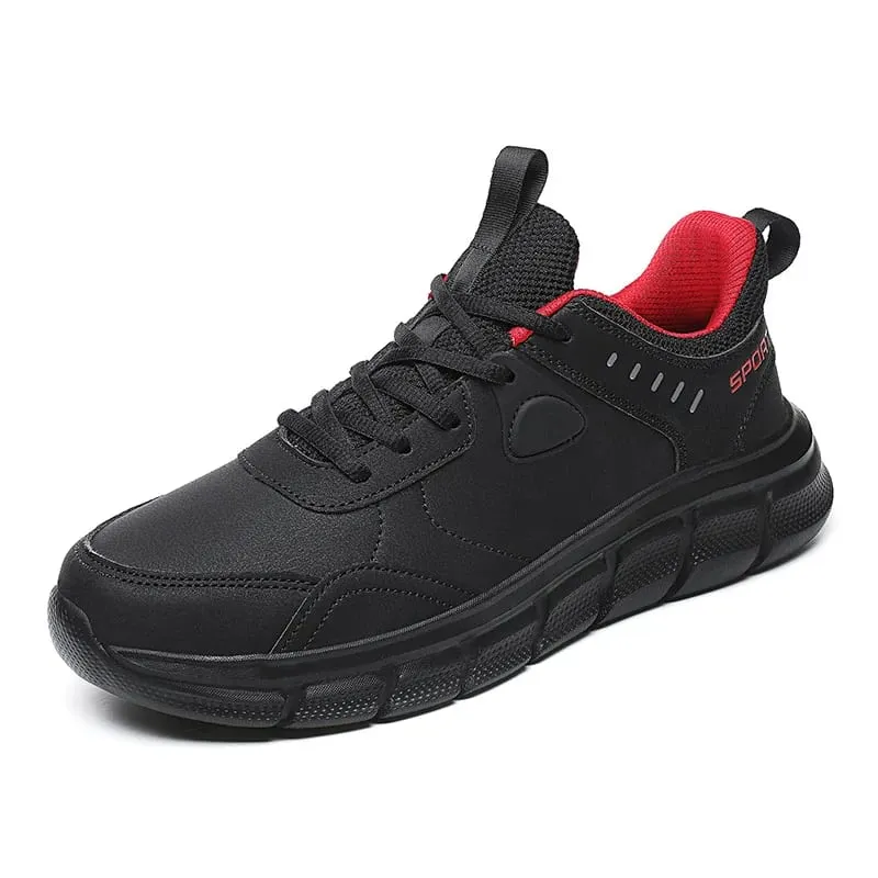Men's Waterproof Work Shoes Lightweight Comfortable Anti Slip Shock-absorbing Sneakers Outdoor Casual Tennis Fashionable Shoes — image 6