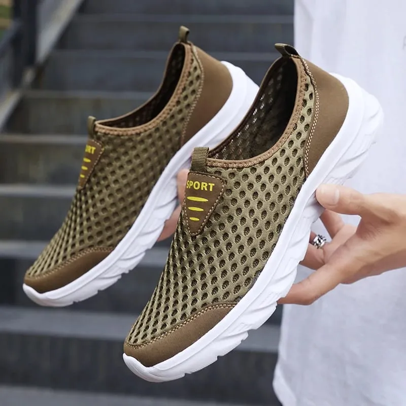 New 2026 Men Running Shoes Breathable Outdoor Sports Shoes Lightweight Sneakers for Man Comfortable Athletic Training Footwear