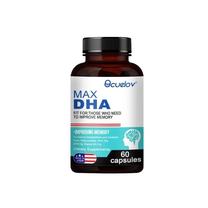 Bcuelov MAX DHA-enhance Memory Protect Eyesight Intelligence Activate Brain Cells Improve Brain Fatigue Dietary Supplement — image 8