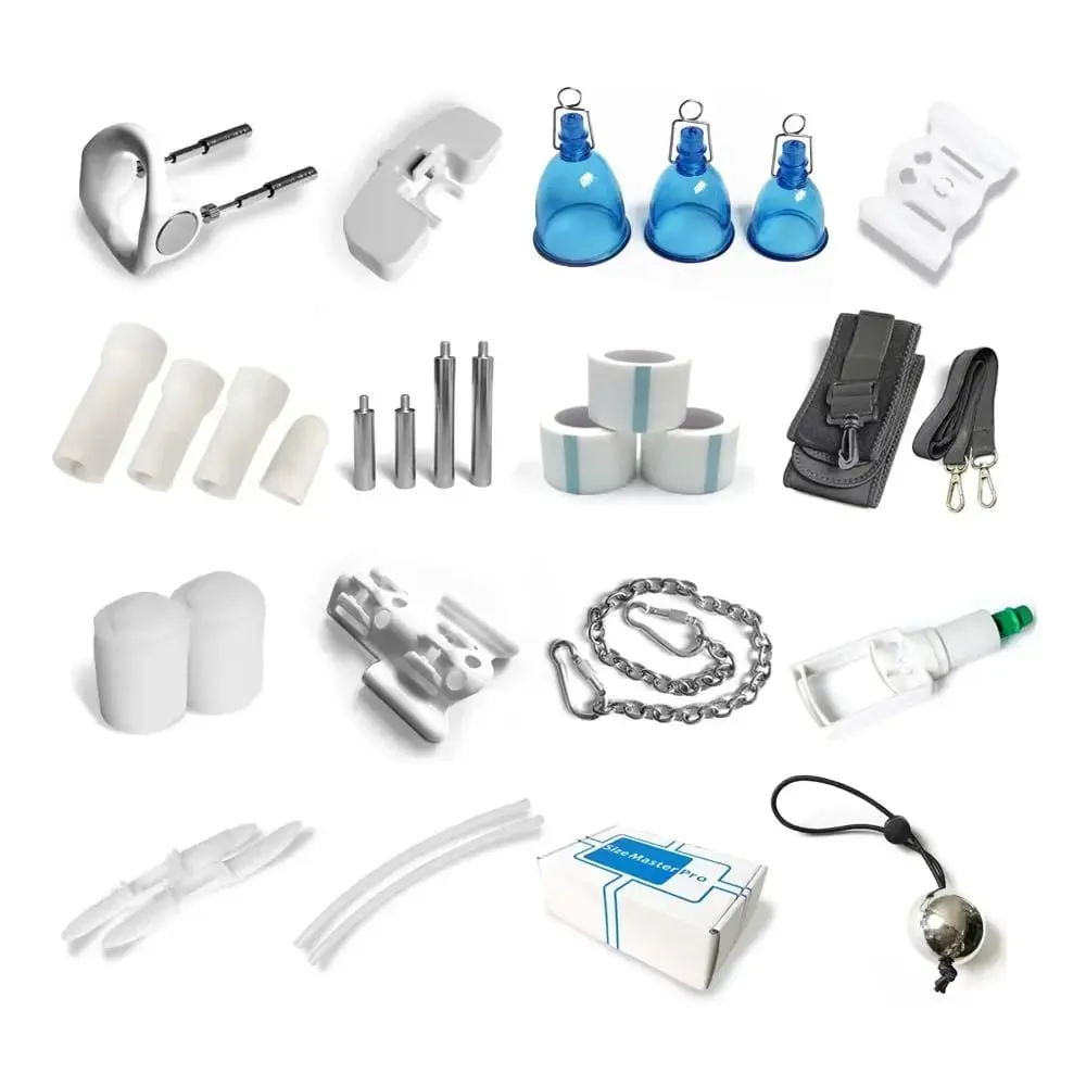 Accessories For Size Master Stretch Penis Extender Enlarger System Sex Toy Men Penile Pump Sleeve Belt for Stretcher Enhancement — image 1