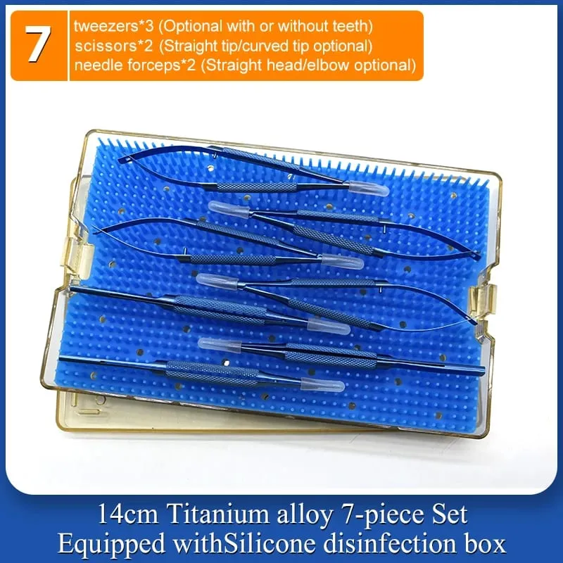 4 Pieces/set Of Ophthalmic Microsurgery Instruments 12/16/18cm Scissors+Needle Holder+tweezers Stainless Steel Surgical Tools — image 19