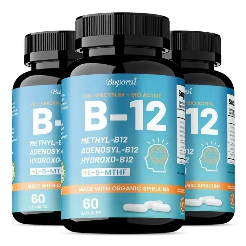 Vitamin B12 - Promotes Brain Health Boosts Cellular Energy Improves Mood Maintains Mental Clarity and Increases Energy — image 11