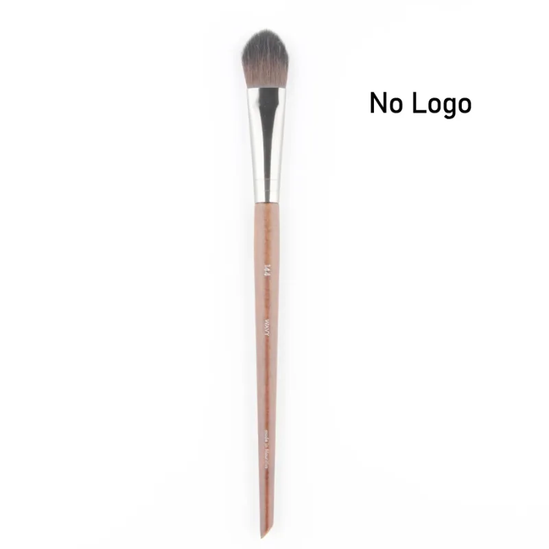 1 pezzo #144 Precision Highlighter Pennello per trucco Dettaglio Fard in polvere Pennelli per trucco professionali in legno naturale