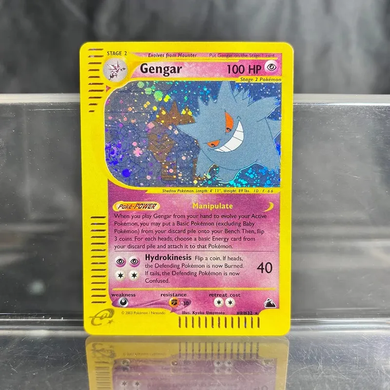 Holographic Game Trading Collection PTCG Proxy Cards Charizard Pikachu Mew EX Singl PKM Foil Cards Gengar VMAX Skyridge (SK) — image 4