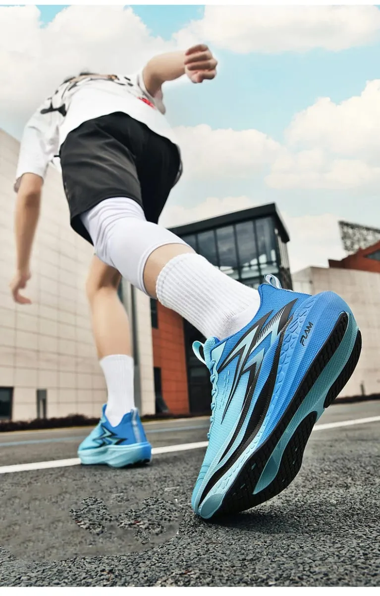 Men Running Shoes Speciality Marathon Sports Shoes Breathable Lightweight Carbon Board Women's Trend Athletic Sneakers Women — image 9