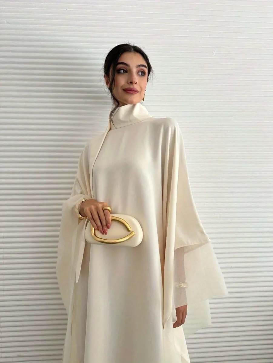 Μέσης Ανατολής Abaya Γυναικεία Κομψά Abayas Ολόσωμο Φαρδύ Φόρεμα Διαγωνισμού Καφτάν JilbabsΙσλαμικά Παραδοσιακά Ενδύματα