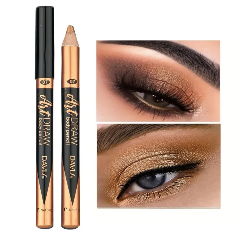 Caneta delineadora labial 15 cores, preto, azul, multicolorido, metálico, glitter perolado, acabamento fosco, estilo punk esfumaçado, caneta de maquiagem para os olhos