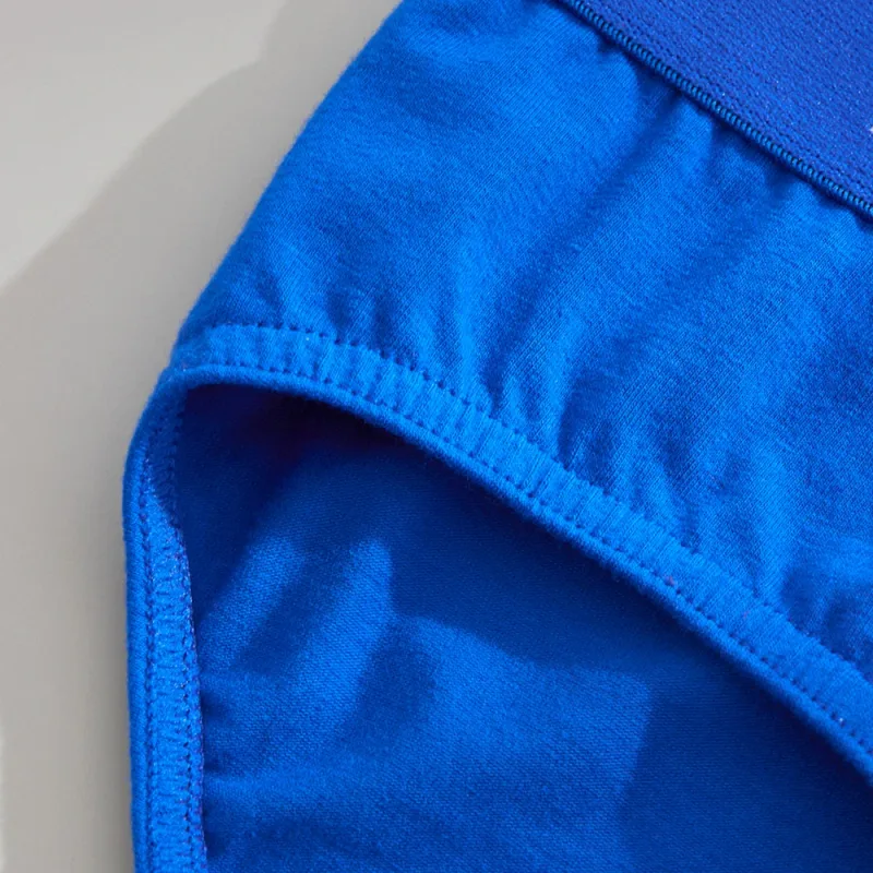 5PCS Cotton Men's Casual Shorts Stylish Monogram Personalized Briefs Comfortable Solid Color Briefs 2025 Mens Sexy Underwear