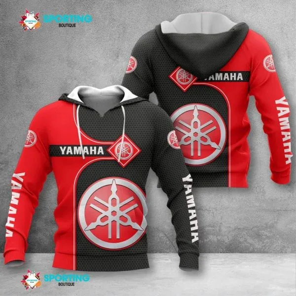 Męska bluza z kapturem i nadrukiem 3D Yamaha Motorcycle Wysokiej jakości bluza w stylu ulicznym Wiatrówka Odzież sportowa