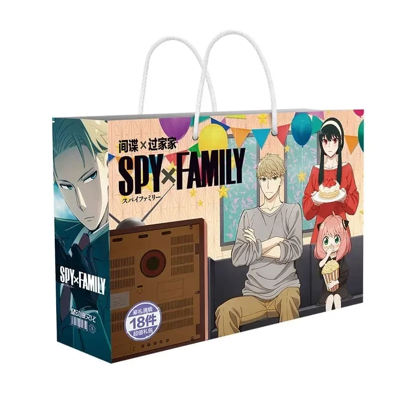 Anime Lucky Gift Bag Bungou Stray Dogs Haikyuu Collection Toy Include Postcard Poster Bookmark Lomo Cards Genshin Impact Figure