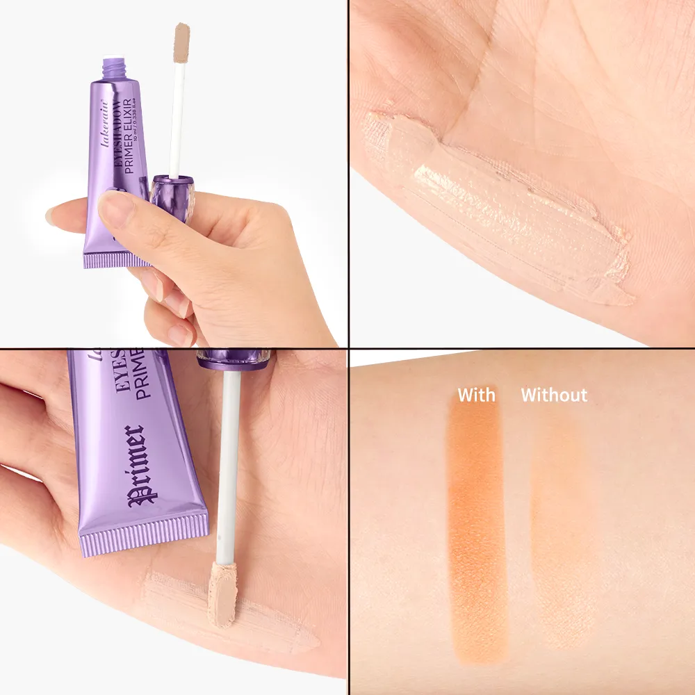 Eyeshadow Makeup Primer Smooth & Crease-Resistant Eye Makeup Waterproof Long-Lasting Wear Translucent Shade Eye Base Primer
