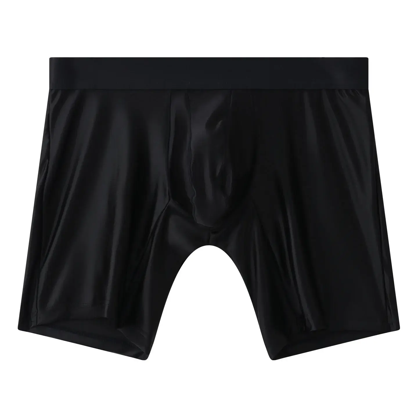 Boxer intimi da uomo Mutandine con marsupio solido per uomo Pantaloncini boxer con gamba estesa Homme Mutande sportive a vita media Uomo M-XXL