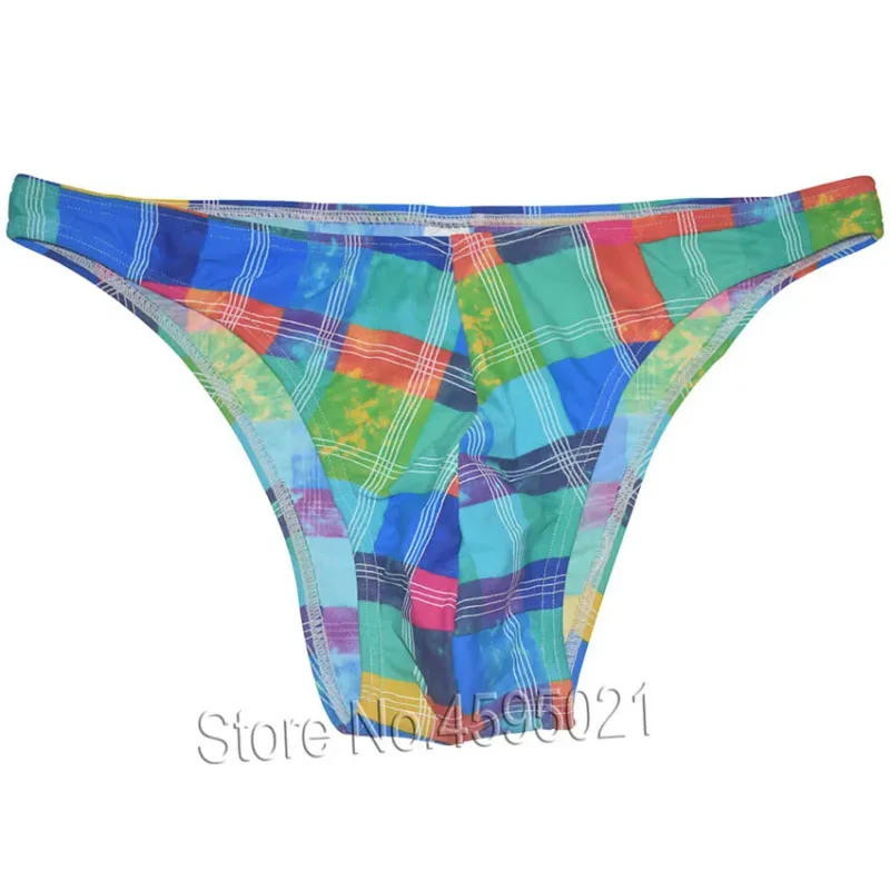 Sexy Bikini Brief Low Cut Men's Beach Micro Shorts Slip Underwear Bodybuilding Physique Posing Sunbathing Stretchy Shapely Pouch — image 19