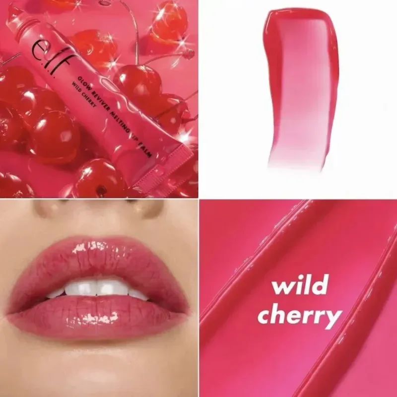 Hot Sale New Elf Bubblegum-Cherry Mango-Watermelon Lasting Moisturizer Lip Gloss Lip Balm & 8 Colors Cream Blush Brand Cosmetics