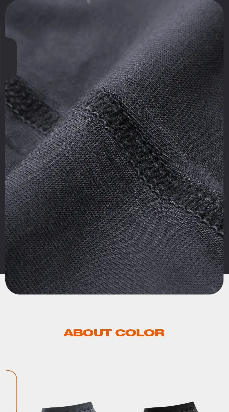 Mens Underwear Modal Boxers Shorts Homme Solid Panties Breathable Separation Bullet Pouch Long Leg Underpants Large Size XL-6XL — image 9