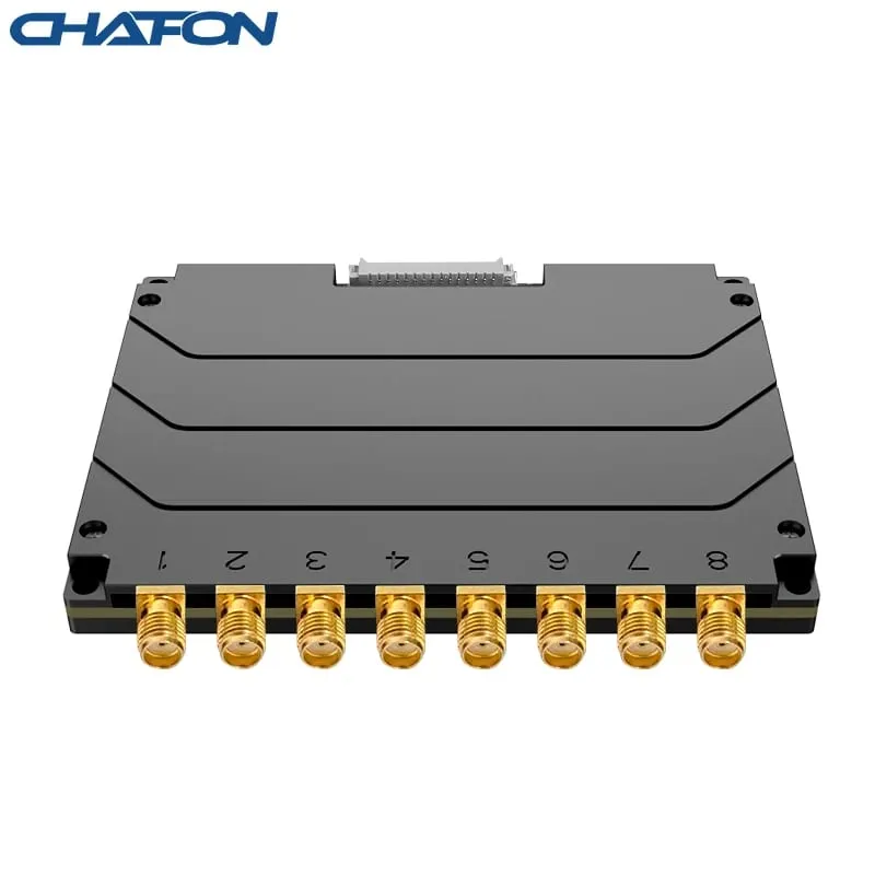 Modul Pembaca UHF Kanan MU918 dengan 8 Port Antena untuk Pengurusan Gudang