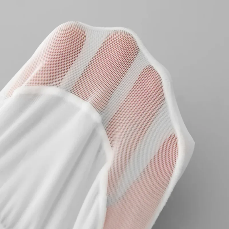 U convexo bolsa cintura baixa cuecas masculinas de malha transparente tecido respirável fino adequado para todas as estações