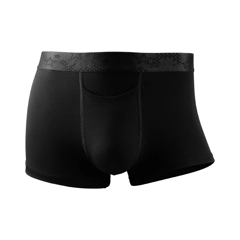 Gun split Briefs Men Modal Summer Breathable Sports boxers Ice Silk ice bag shorts