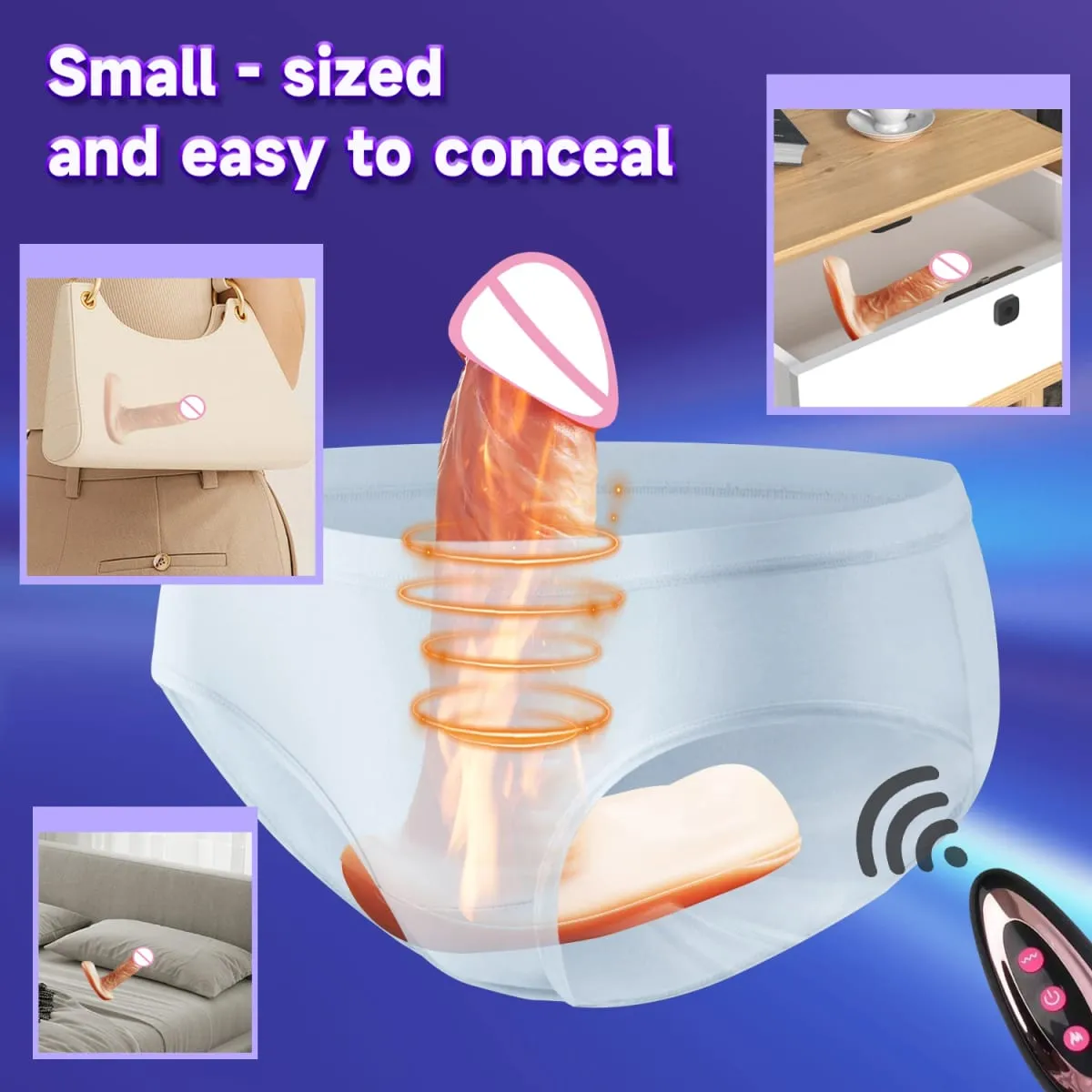Wearable Realistic Dildo Vibrator Thrusting Penis Penetration Anal Vibration Adult Dildos Anal Sex Toy for Women Vibrators 18+