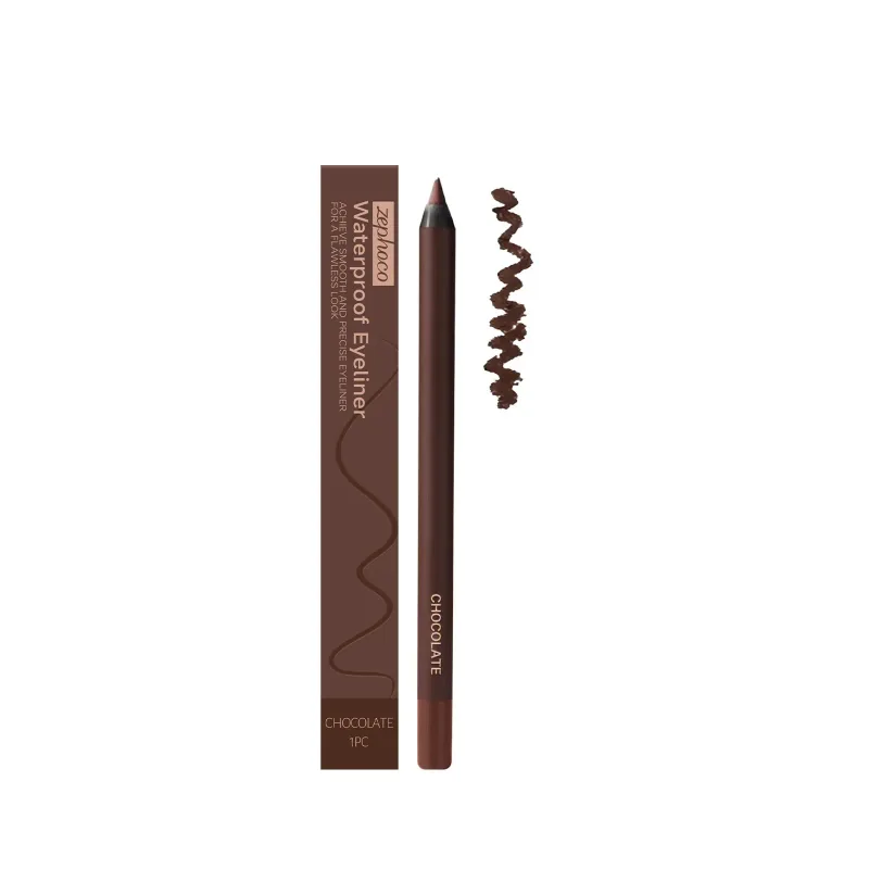 Waterproof Eyeliner Brown Smooth Matte Eye Liner Long Lasting Non Smudging High Pigmented Eyebrow Pencil Punk Eye Makeup — image 8