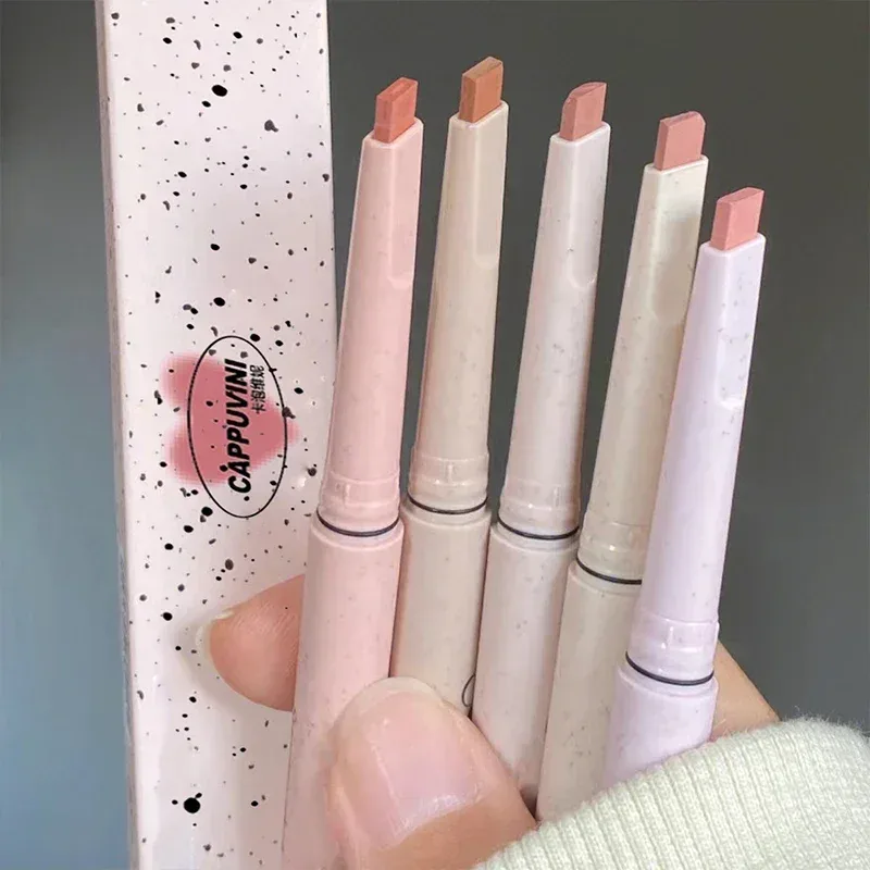 Velvet Matte Nude Pink Lipstick Pencil Outline Lip Lipliner Crayon Waterproof Long-lasting Color Lip Liner Smooth Natural Makeup