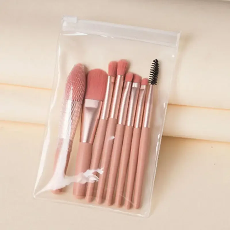 8PCS Macaron Makeup Brushes Set Eye Shadow Foundation Women Cosmetic Brush DIY Blush Powder Blending Beauty Soft Make Up Tools