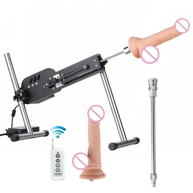 Machine sexuelle améliorée avec télécommande, Super silencieuse, Ultra réglable, Vac U Lock, 30db, 70W, Machine d'amour avec Big D gratuit