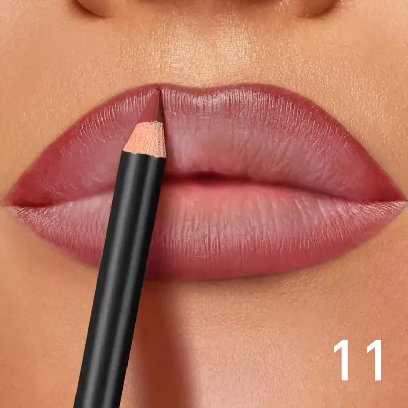 6-Color Waterproof Matte Lip Liner - Long-Lasting Non-Transfer Formula Matte Finish 6 Versatile Shades