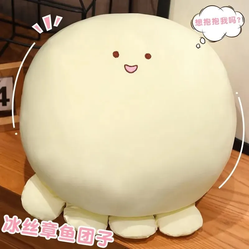Polvo resfriamento travesseiro de pelúcia gelo seda descompressão cura boneca de pelúcia travesseiro de dormir para mulheres chinês presente do dia dos namorados