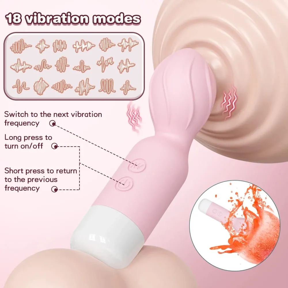 Mini AV Vibrator Female G Spot Vibration Vagina Anal Clitoris Vibrating Stimulator Dildo Vibrator Shop Adult Sex Toys for Women