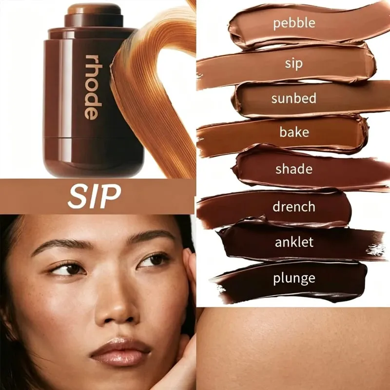 Contour Bronzer Stick Non-fading Waterproof Pocket Blusher LipBoost Lip Gloss Moisturizing Colada Lipstick Eye Patch — image 9